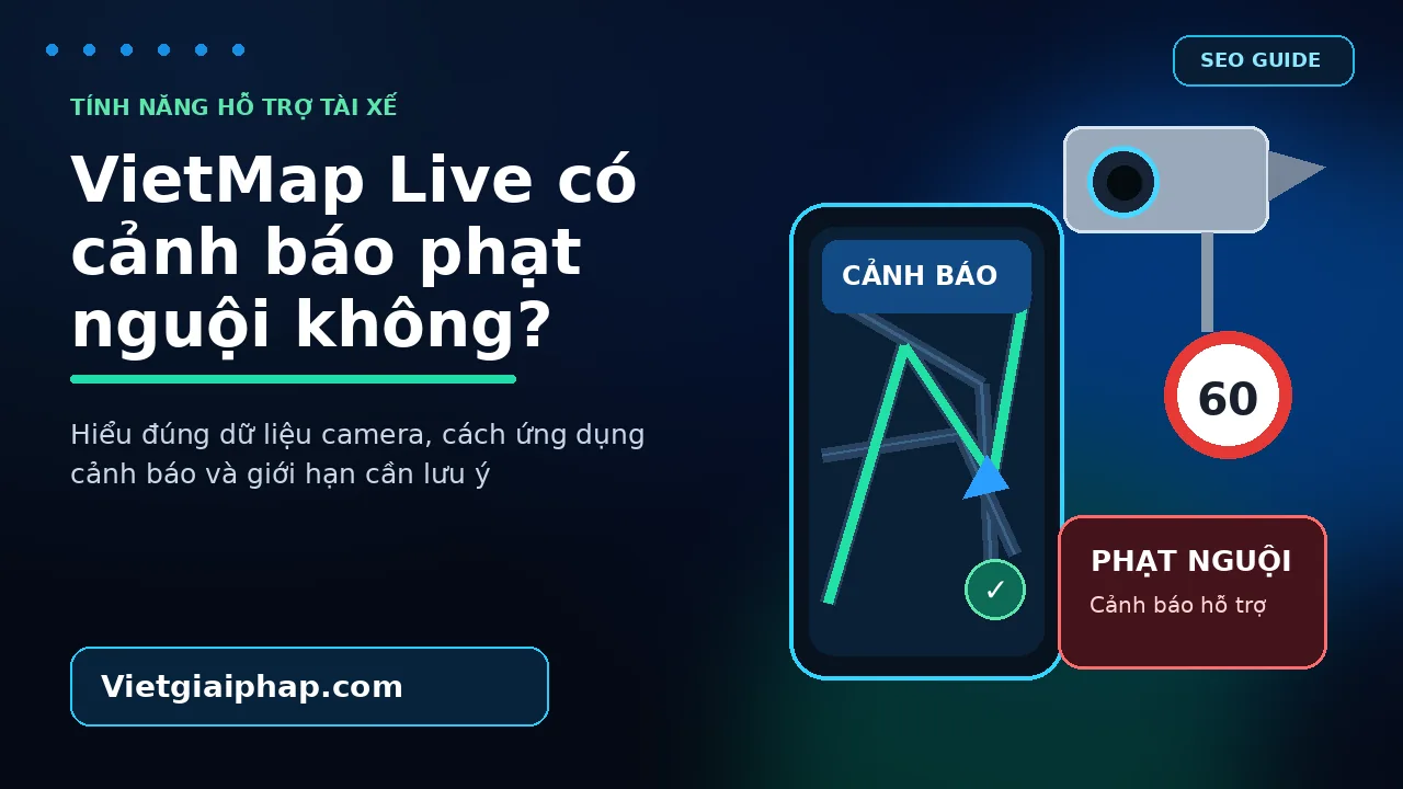 VietMap Live có cảnh báo phạt nguội không?