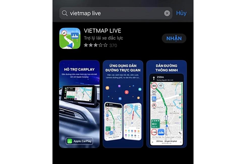 Màn hình đăng nhập tài khoản VIETMAP LIVE Pro